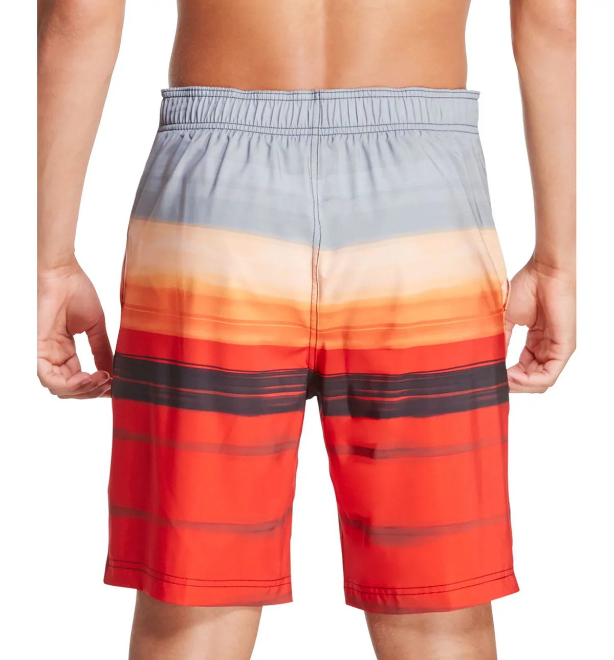Gradient Shorts, , 20" Board 2XL Ombré Men's Stretch Speedo Stripe