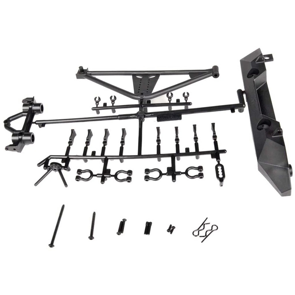 Electric Axial Option Parts Car/Truck RrBumper/TireCarrierSCX10/Poison AXIC4349 Spyder/JK AX80126