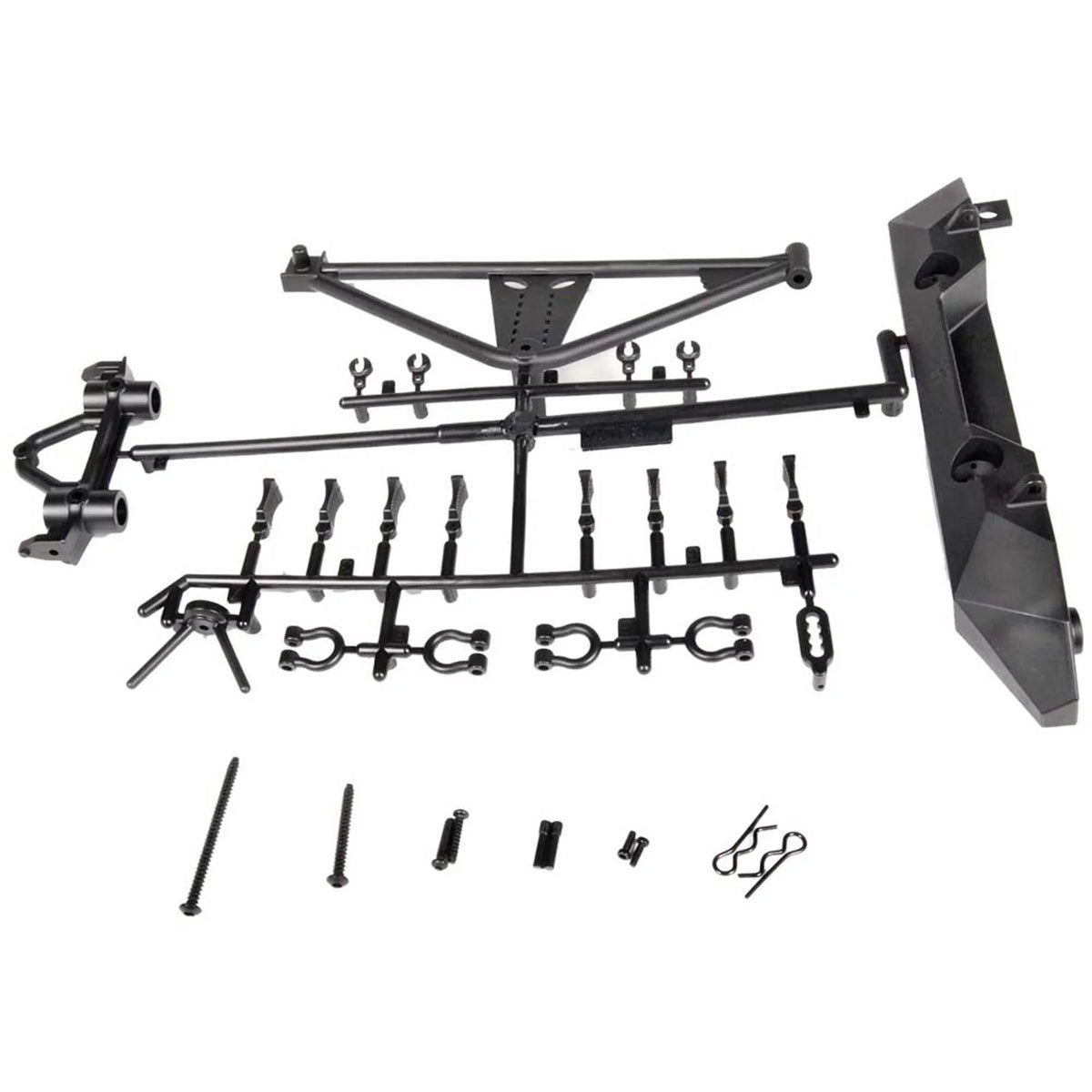 Electric Axial Option Parts Car/Truck RrBumper/TireCarrierSCX10/Poison AXIC4349 Spyder/JK AX80126