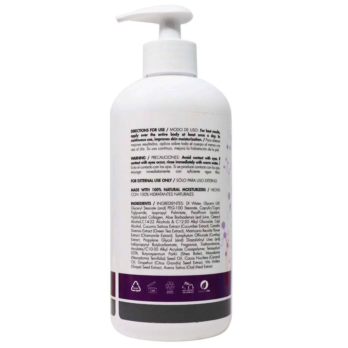 10 and All fl Ultra Firming Skin Lotion, Toning, Body Colageina Moisturizing Daily Types,12 oz
