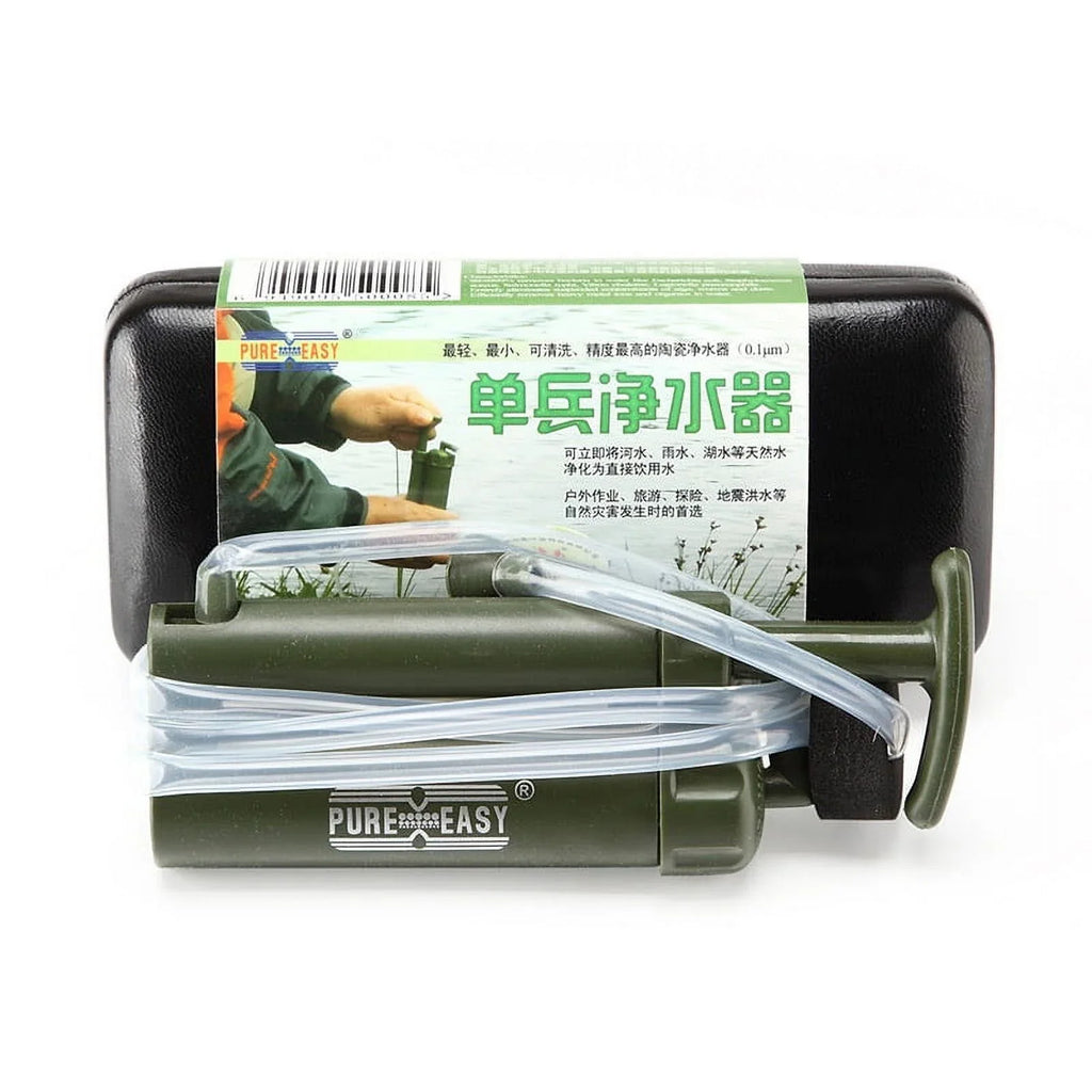 Water and by Strainer Pure Essential for Camping Easy Gear Survival