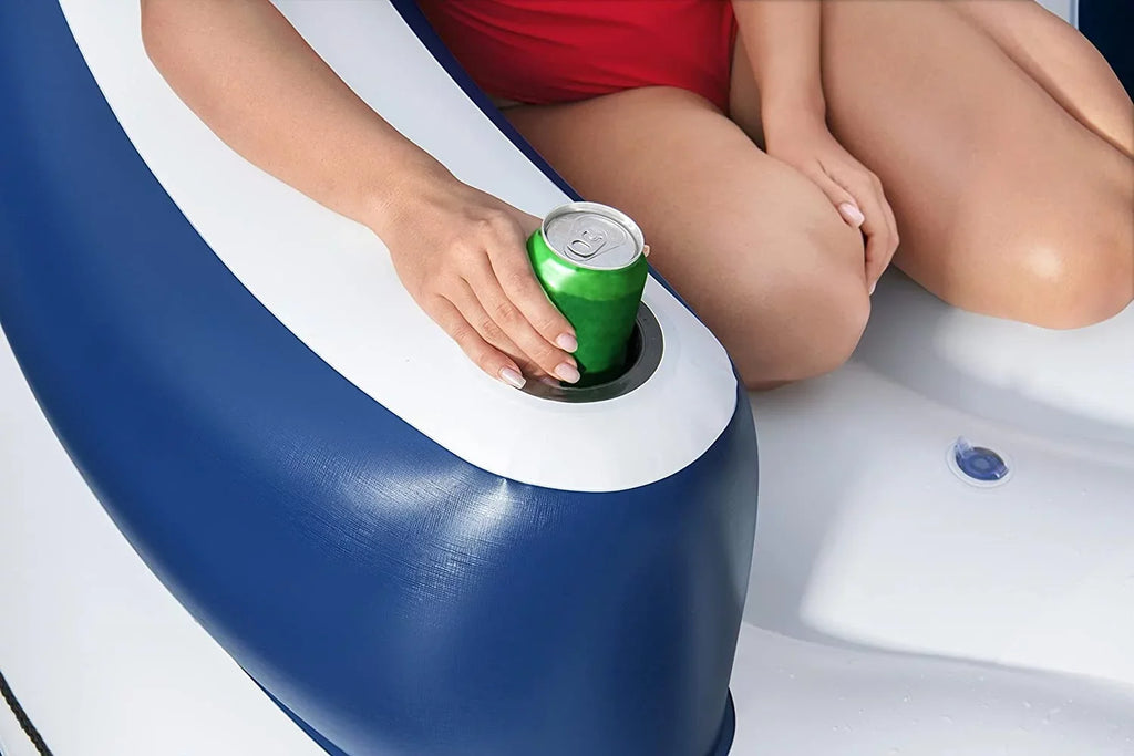 Inflatable Island 4-Person Lazy DayZ Hydro-Force Party