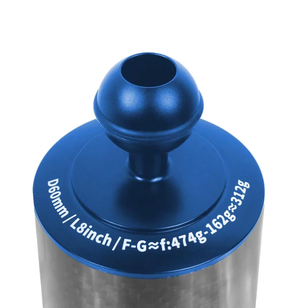 and Arm Floating balls with for Wide Photography 8in Fiber Water Float Carbon Angle Arm double