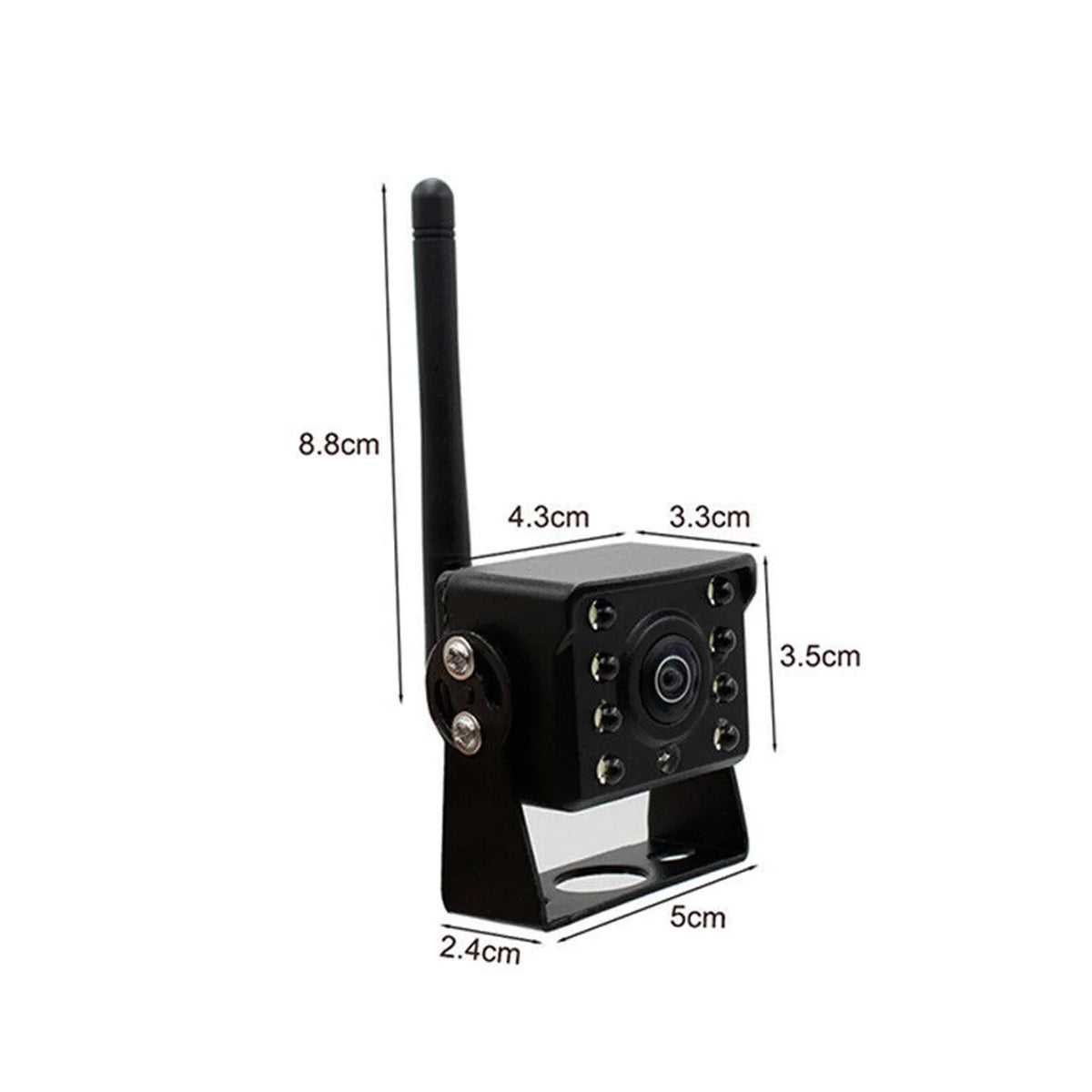 Wireless Night Bus Waterproof Rear Camera IP67 Backup Automobile WiFi Meterk Vision Reverse ~36V LED Reversing View Truck Wireless Car Camera, Monitor