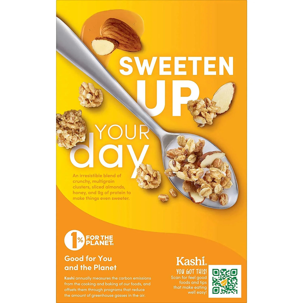 Almond 2 Cereal of GoLean Honey 14 Pack oz Flax Crunch Kashi
