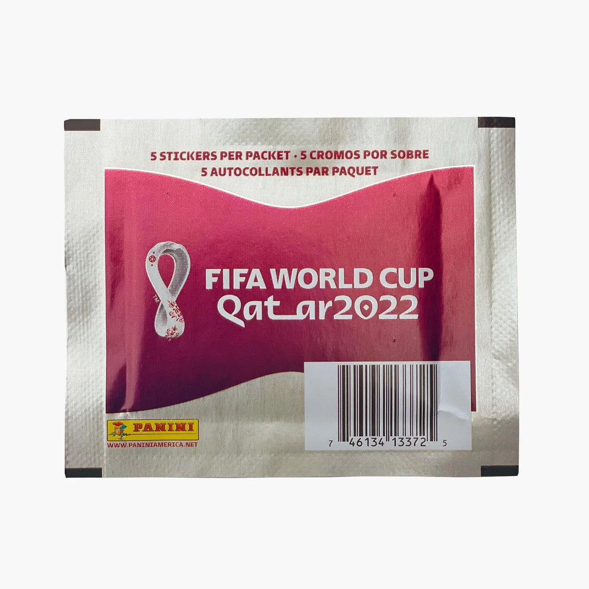5 Cover) World Sticker Panini Included Cup With Album Fifa 2022 (Soft Qatar Pack