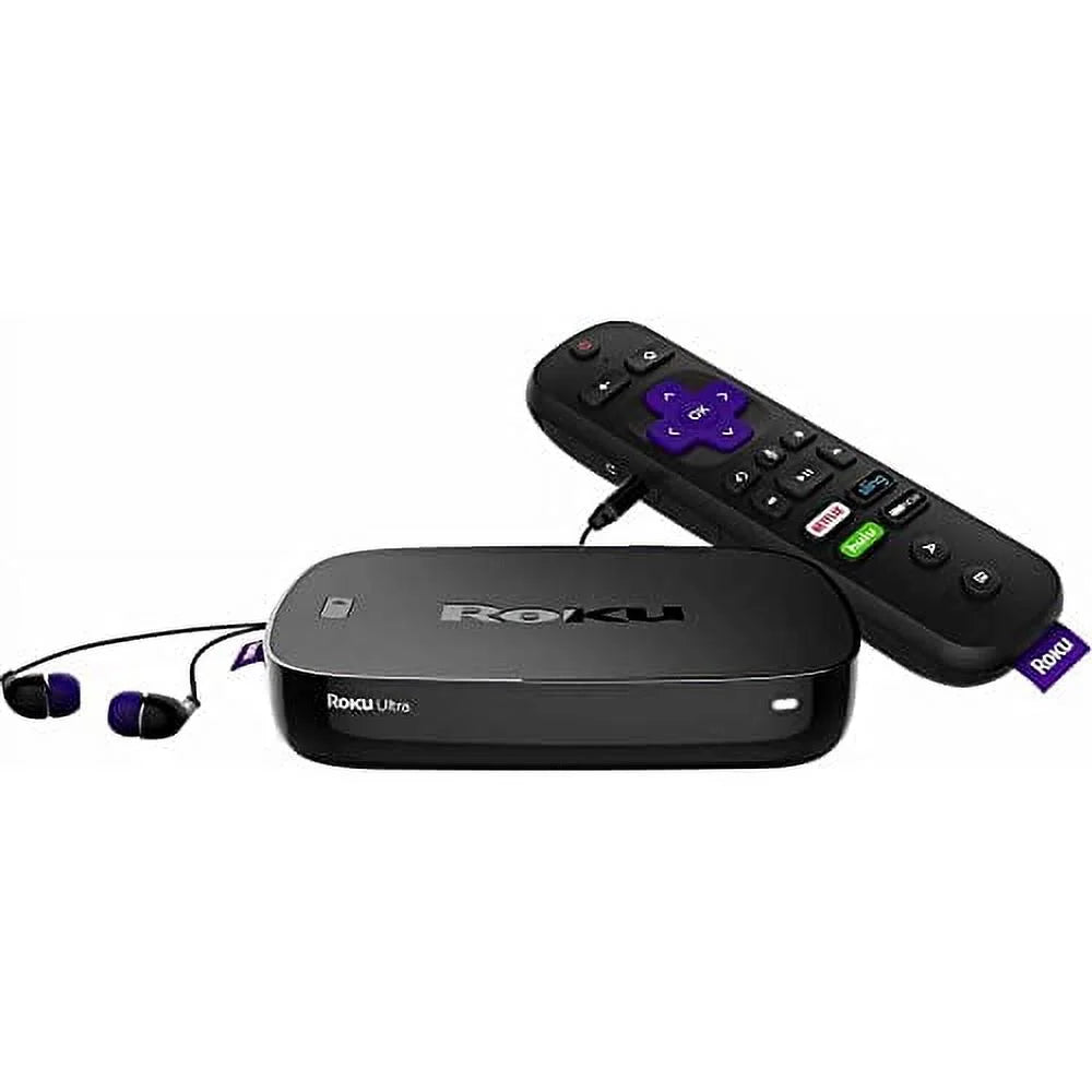 Remote Streaming Volume), Jack, Micro Remote and with | 4K/HDR/HD Ultra USB Finder, TV Power Headphone (Voice, Roku (2017) and Player Enhanced SD Ethernet,