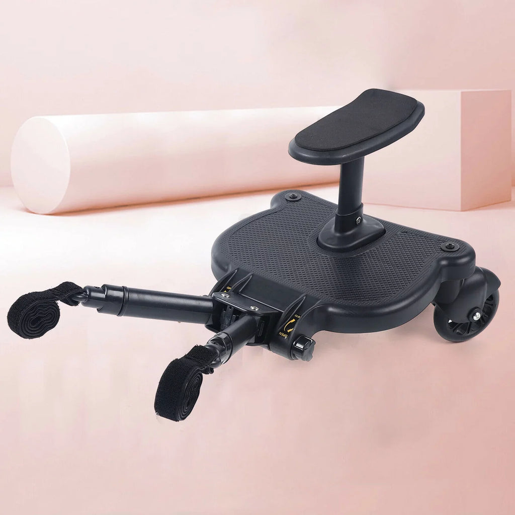 Seat Ride PP In Board Anti-Slip Pedal Pushchair Board 1 2 Pedal Board with Stroller Auxiliary Universal Connector Wheeled Stroller 25kg Adapter Seat Buggy Buggy Eco-friendly Board