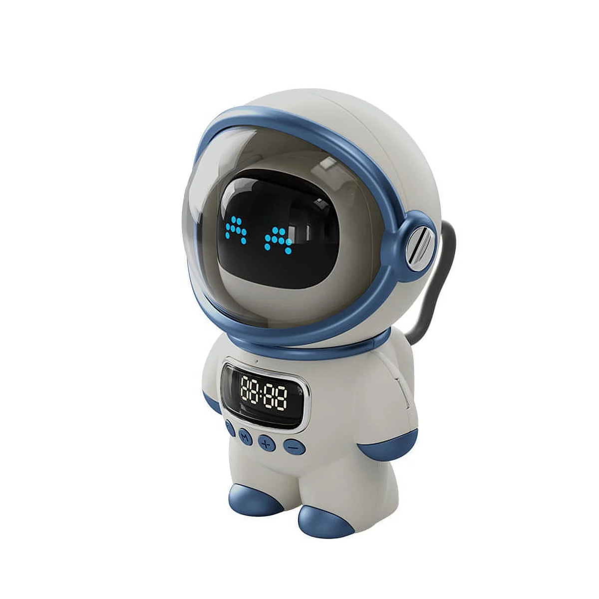 with Bluetooth Astronaut-Shaped Sleep Clock, Support Speaker Night Card TF and Radio, Smart Alarm, Light FM