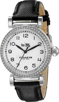 Dial Quartz Madison Coach 14502399 Silver Watch Ladies
