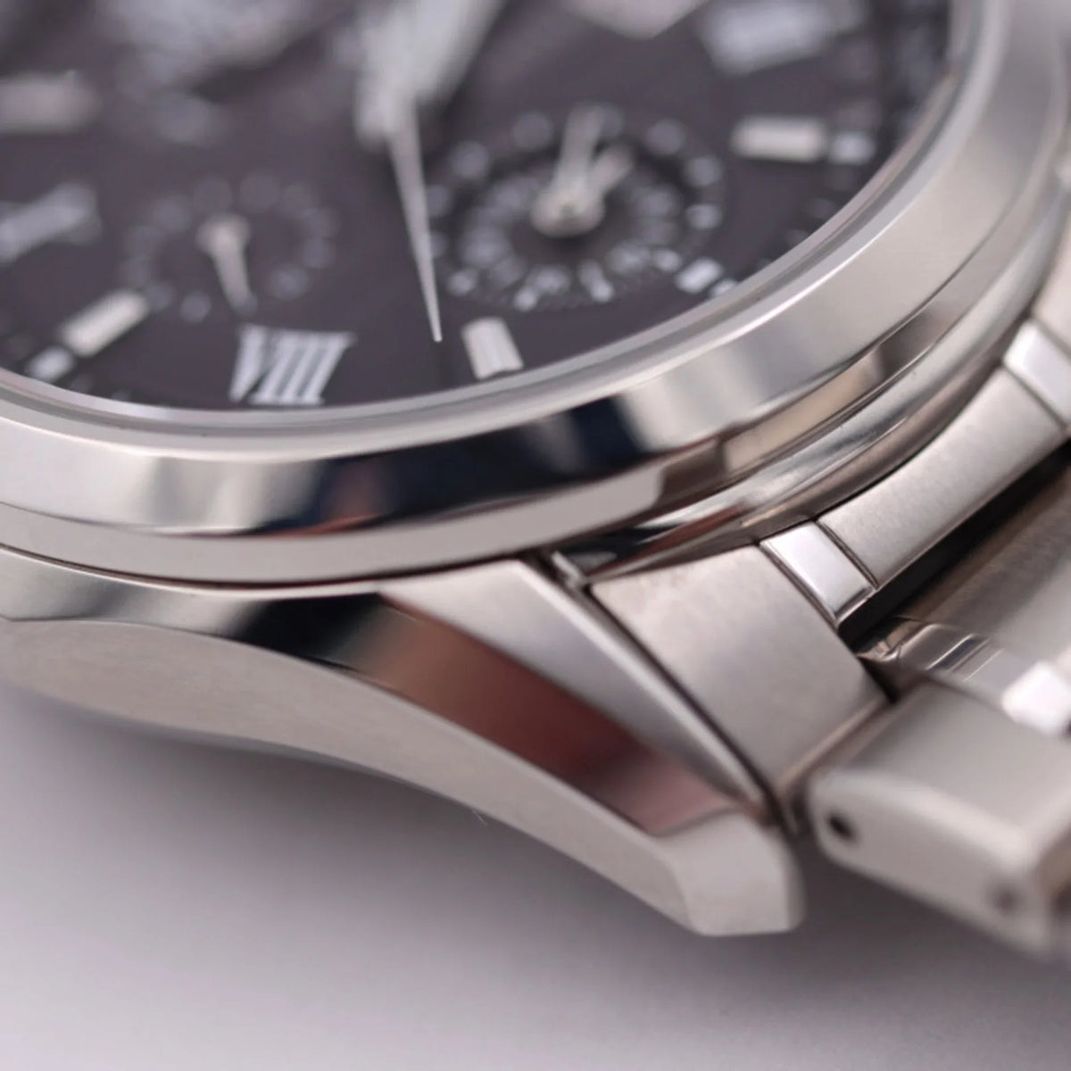 EXCEED Silver Titanium Radio Dial Citizen (Good) Eco Exceed Solar Pre-Owned H820-T023916 Drive CITIZEN Watch