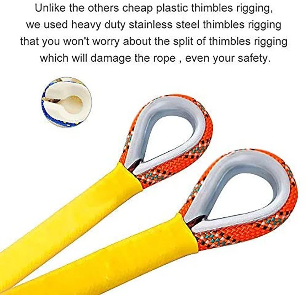 Escape 50M(160ft) Rope Climbing Rope Rock Parachute Outdoor Static for Climbing Equipment Rope Ice X Fire XBEN Climbing Rescue