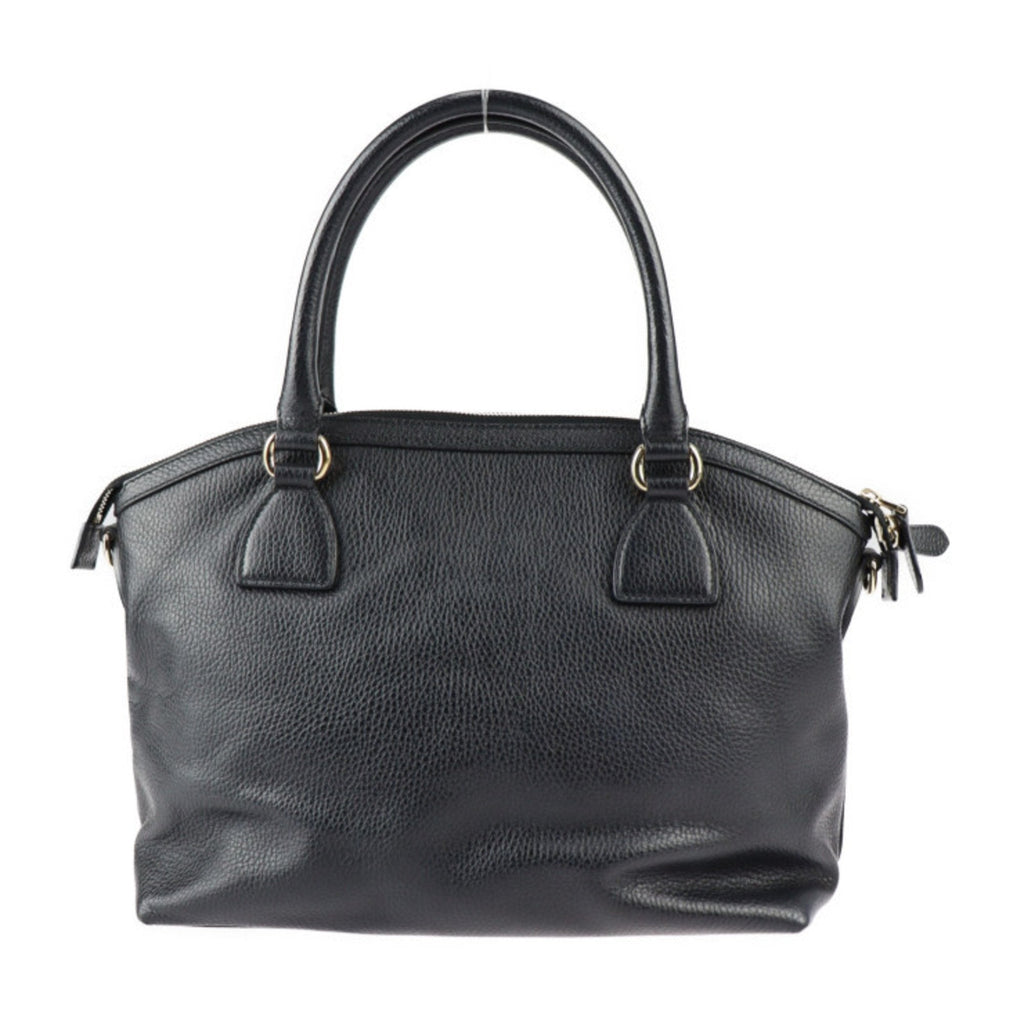 Leather Handbag Bag GUCCI (Good) Pre-Owned G Interlocking 2WAY Hardware Shoulder Gold 449651 Gucci Tote