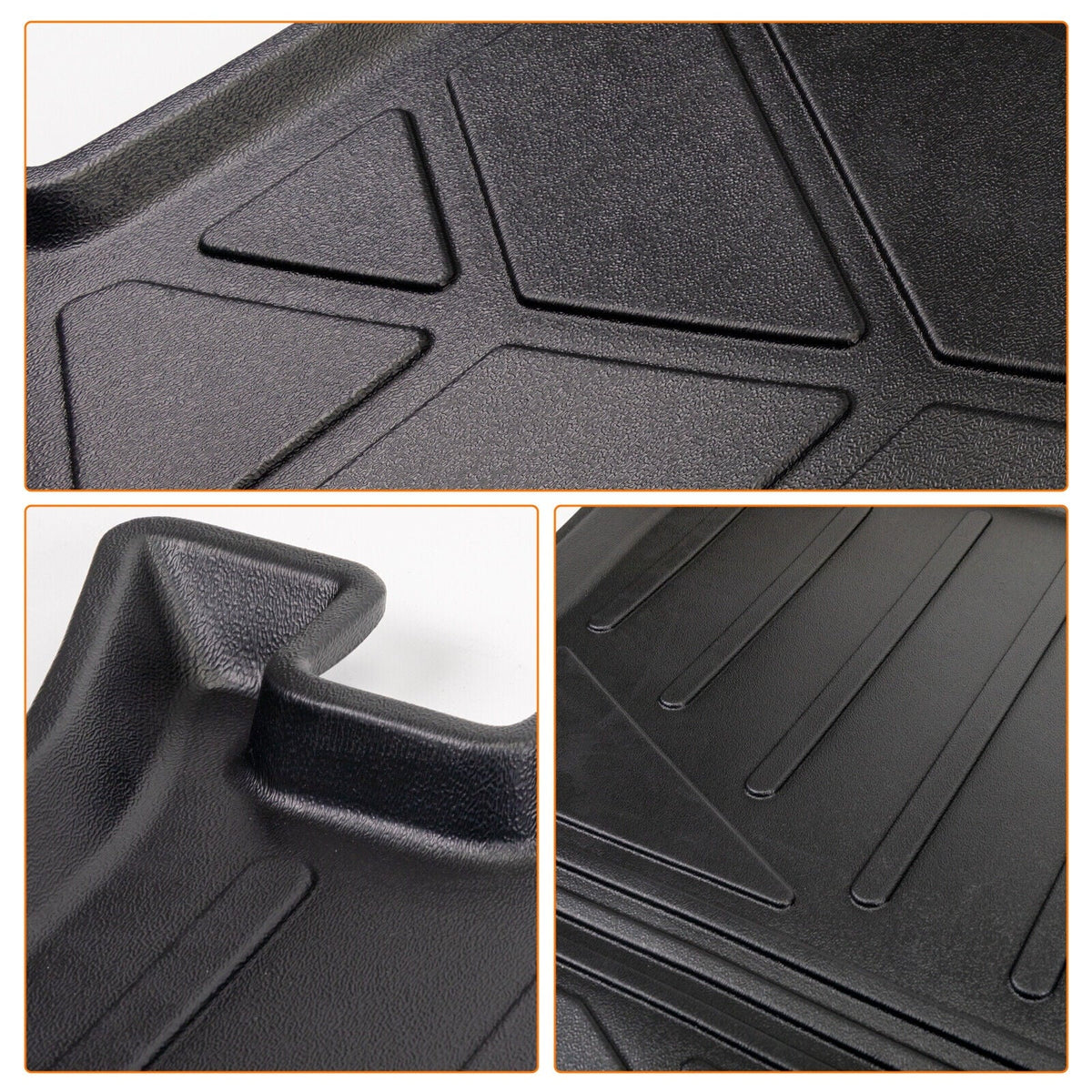 Cherokee Protector TPE Grand Cargo Weather Carpet All Floor Jeep Cargo 2011-2022 Rubber Liner Trunk Mat Custom Rear Fit Car