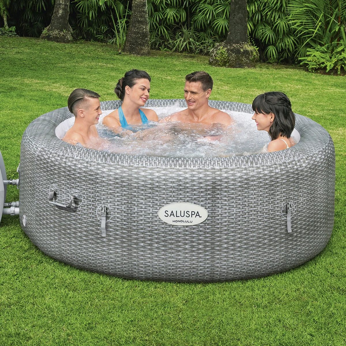 with AirJet Spa Seat 2-Pack Hot Coleman Tub Honolulu SaluSpa Bestway