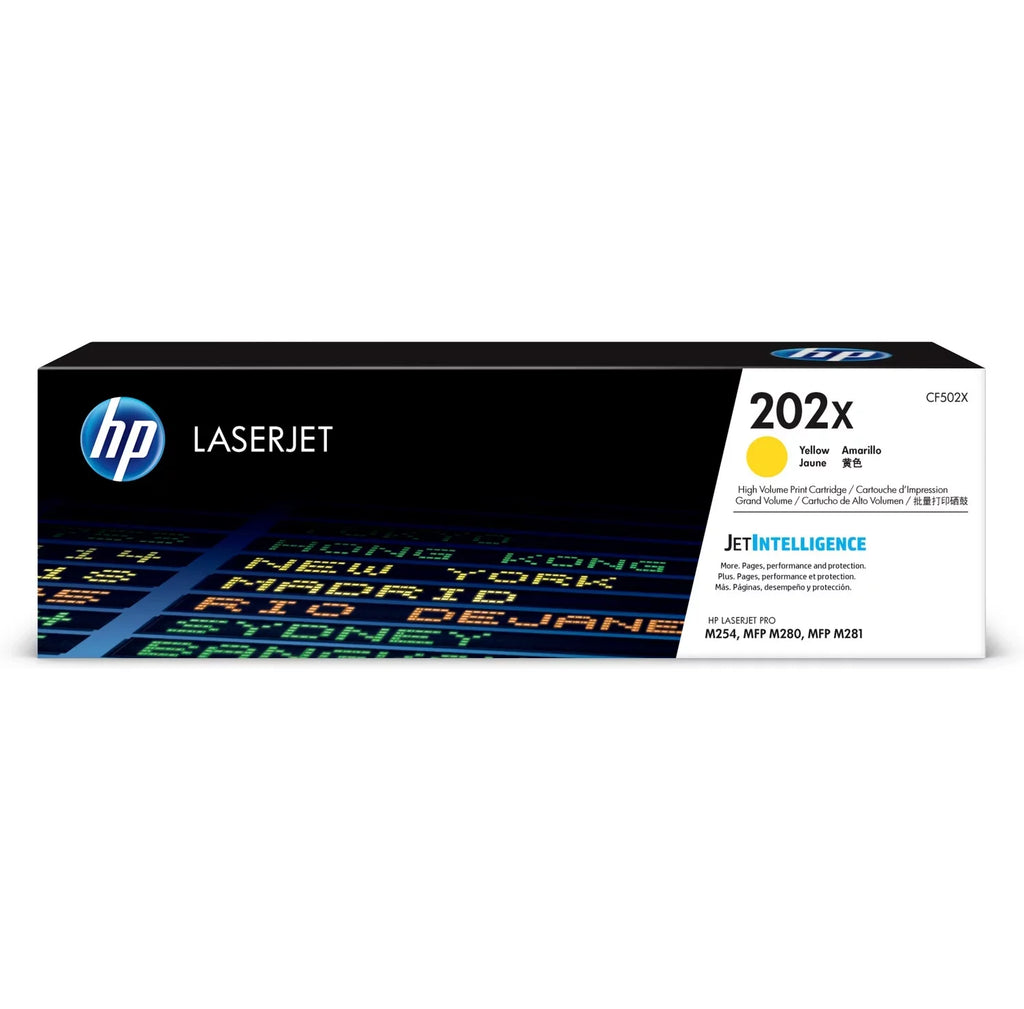 202X Yellow (CF502X) Yield HP Toner High Cartridge,