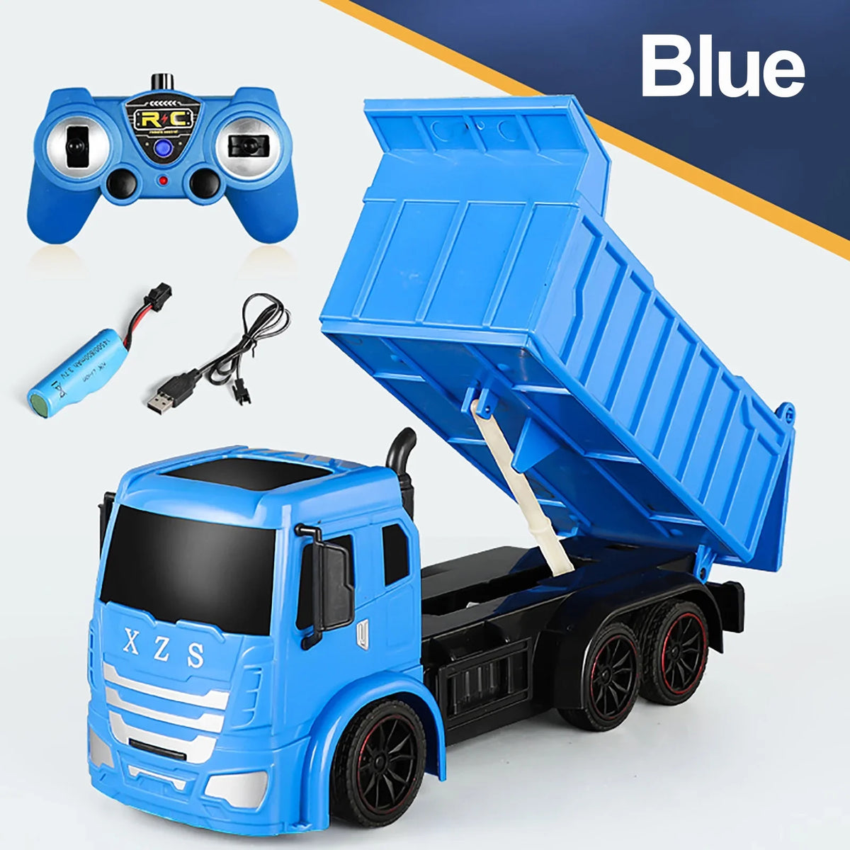 YHAIOGS RC Boys 1/24 Truck Trucks Dump Vehicles 2.4G Remote Control RC Construction