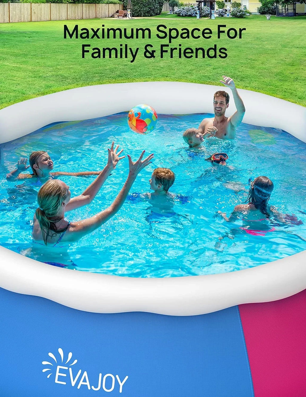 and *35in Cover, 15ft Include Blue 7 Ground Pump, Filter Inflatable Cloth Track Swimming Pool