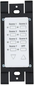Switch Line, Address, HXC7S-1TW Green Dim/Bright, Communication, DHC 12 Wall Controller, Leviton Scene White Dimming Off 2-Way Seven-Scene Mounted
