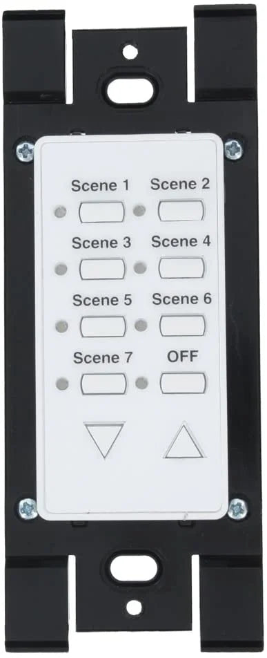Switch Line, Address, HXC7S-1TW Green Dim/Bright, Communication, DHC 12 Wall Controller, Leviton Scene White Dimming Off 2-Way Seven-Scene Mounted