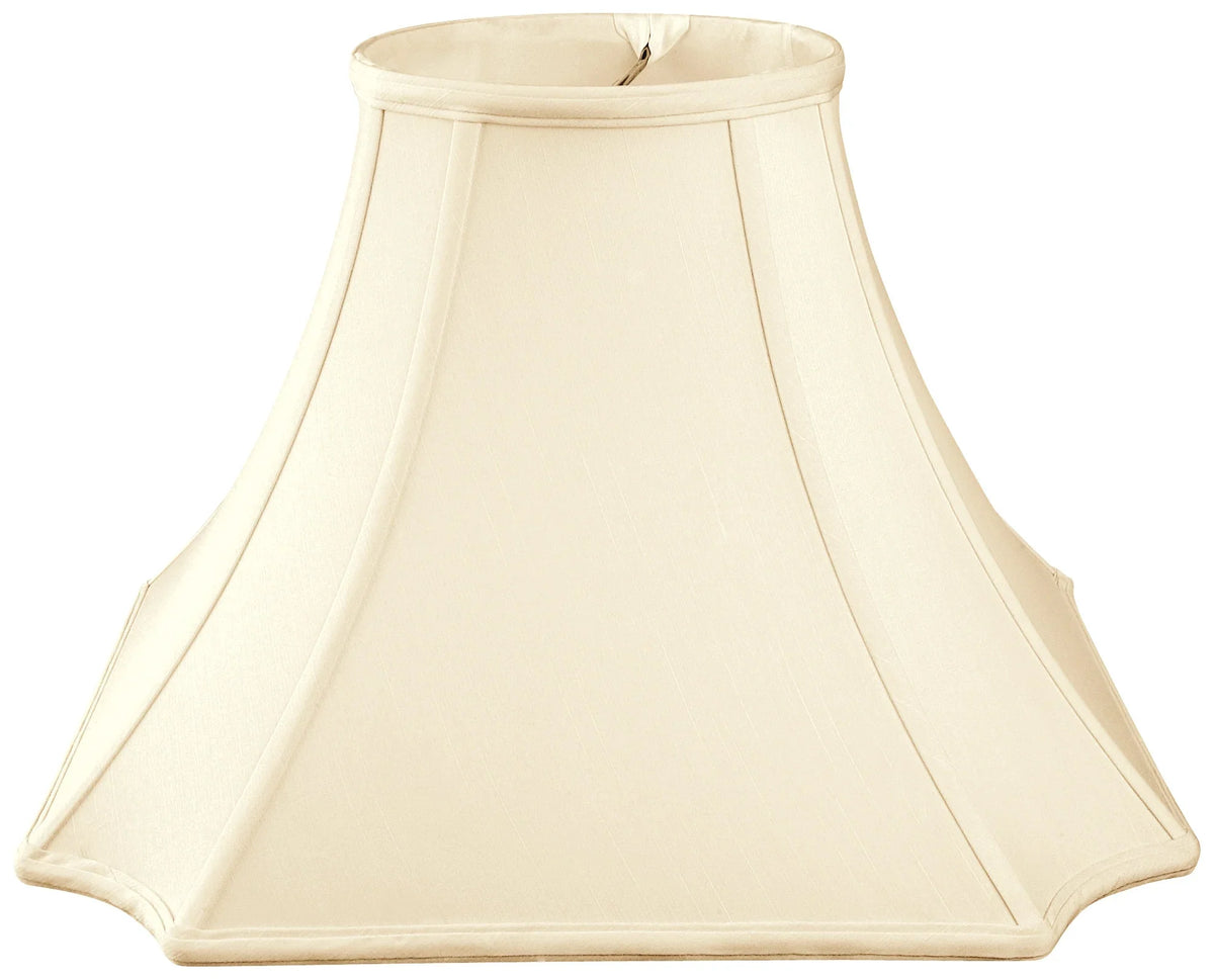 Eggshell Cut 10" Royal Square Corner Designs Lamp Shade Inverted