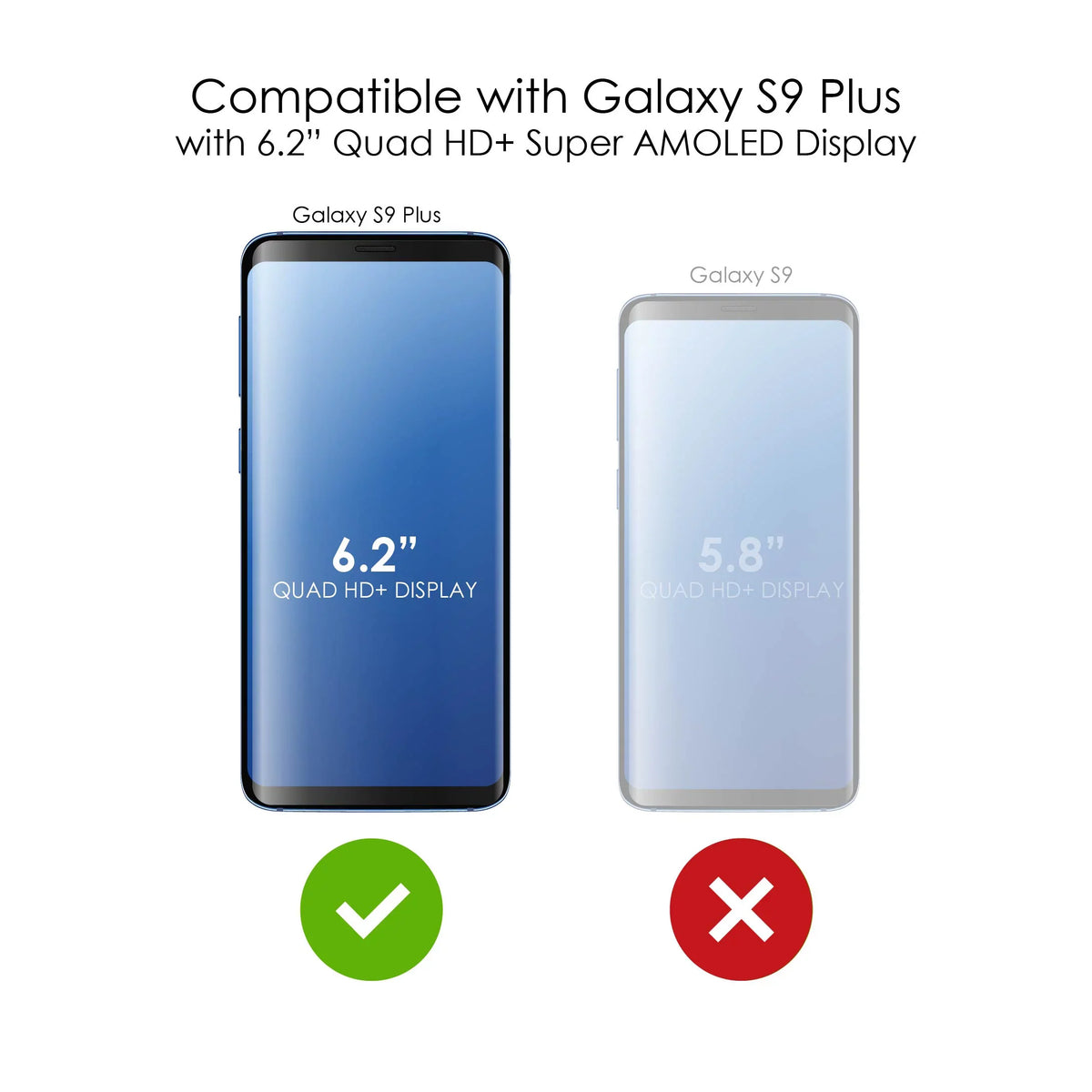 Back, Protector Glass PLUS Makes Possible DistinctInk Hybrid Galaxy Acrylic Faith Samsung S9+ for Screen - Does Bumper, TPU Case - (6.2" Shockproof Screen) Make Tempered Easy Clear 1:37 Luke - Not