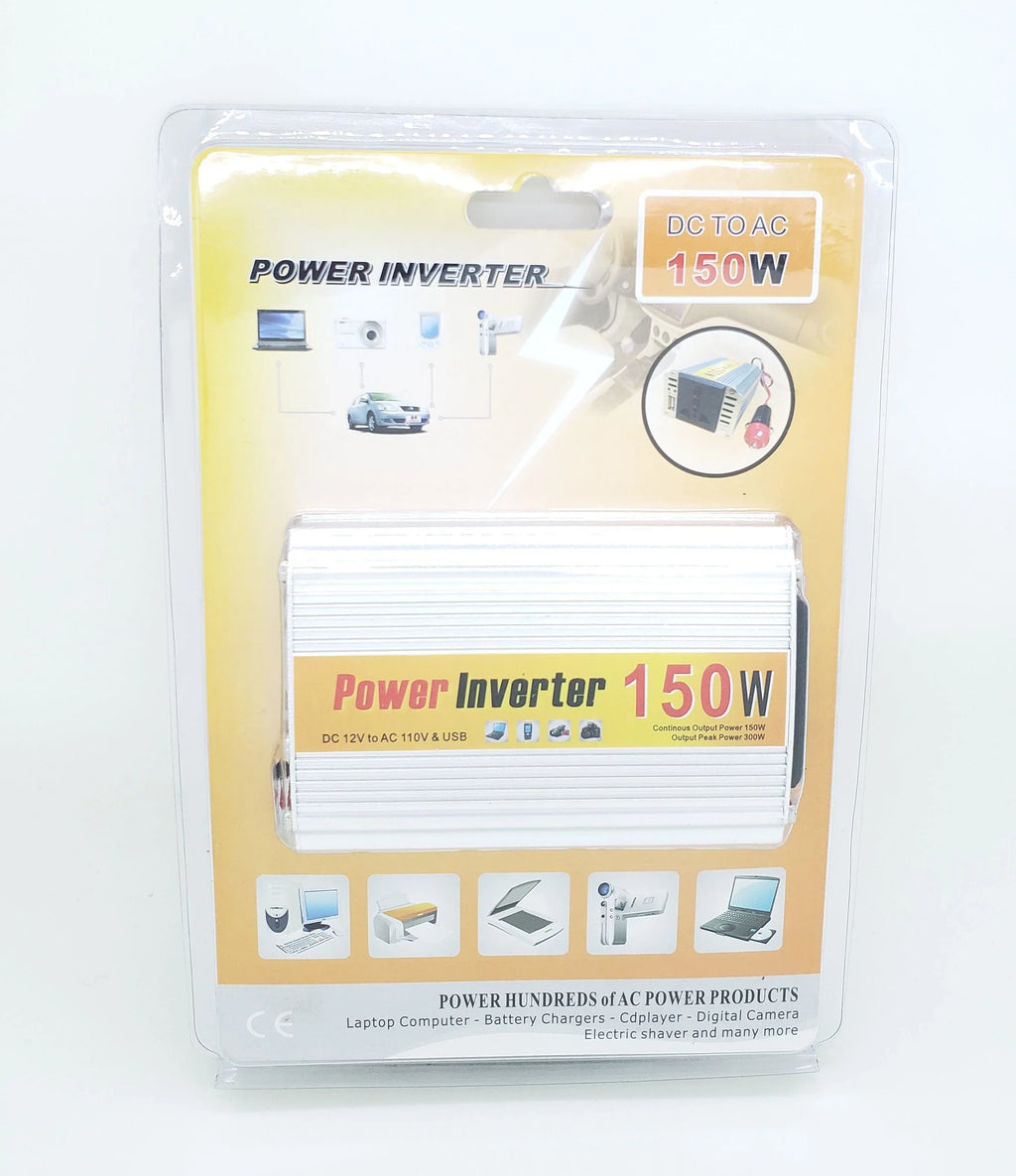 110V AC Socket Inverter Protection Cooling Charger to Fan/Overload Car Adapter Power DC 150W USB w/ Universal 12V