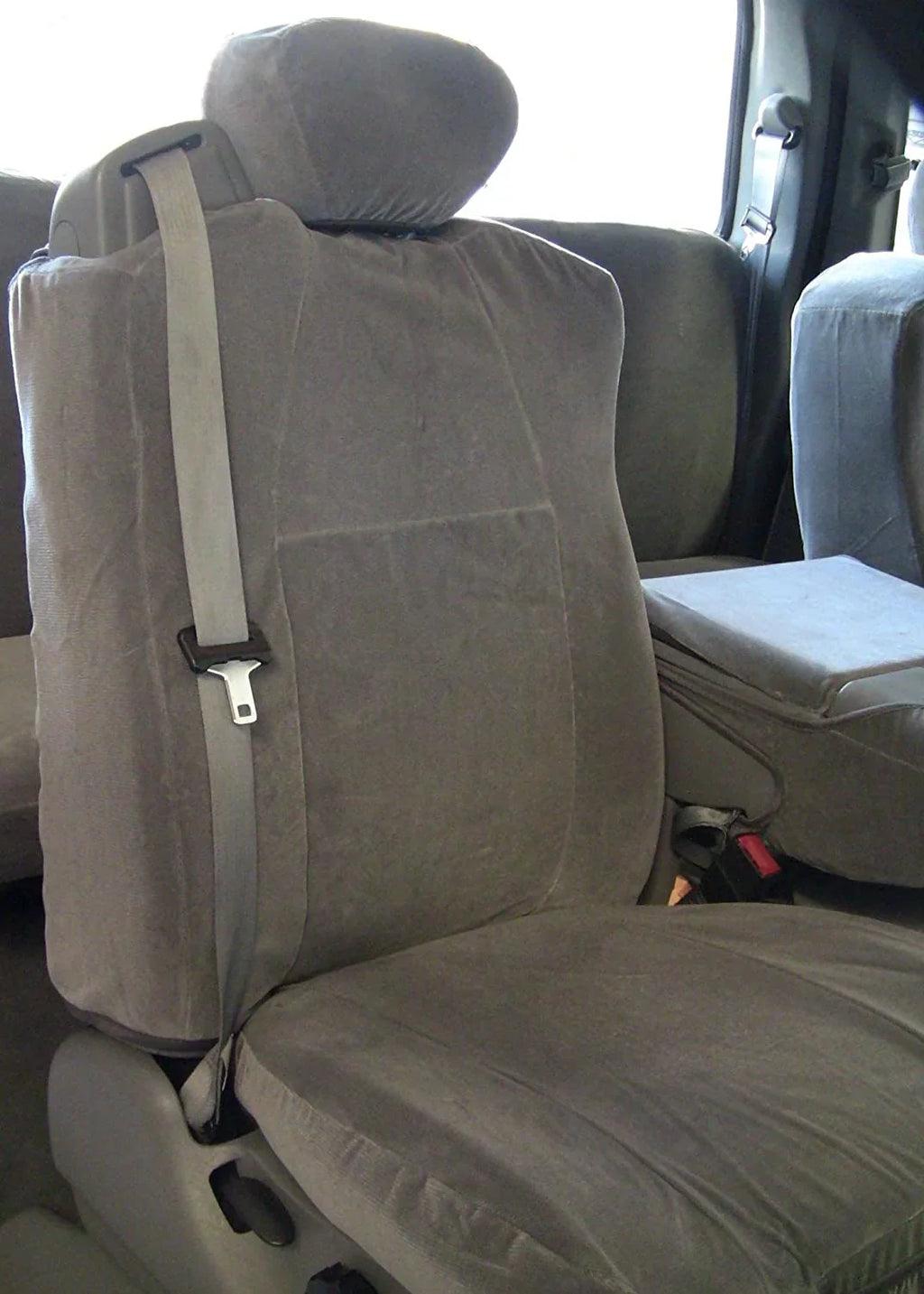 in F83 Center F250-550 Velour Split 40/20/40 Opening Seat Ford NEW With Console 2001-2008 Gray