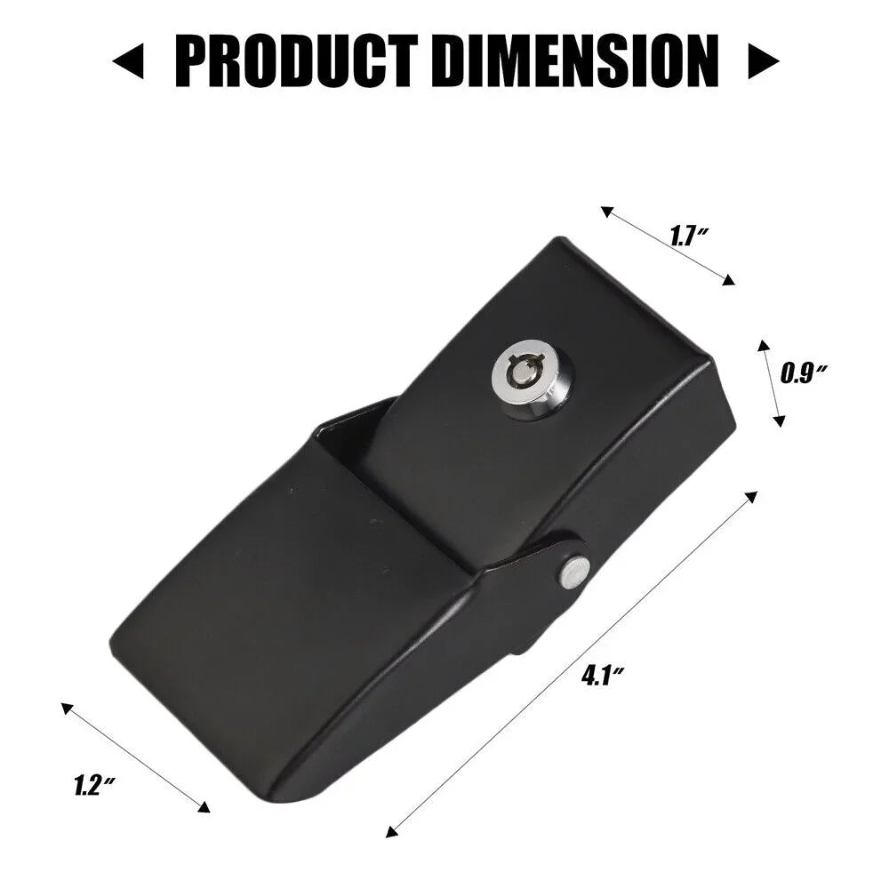 for & Latch Easy JK Wrangler High-Quality Kit Hood JKU Materials Pins - Strong - - Jahy2Tech Locking Jeep Stylish Installation