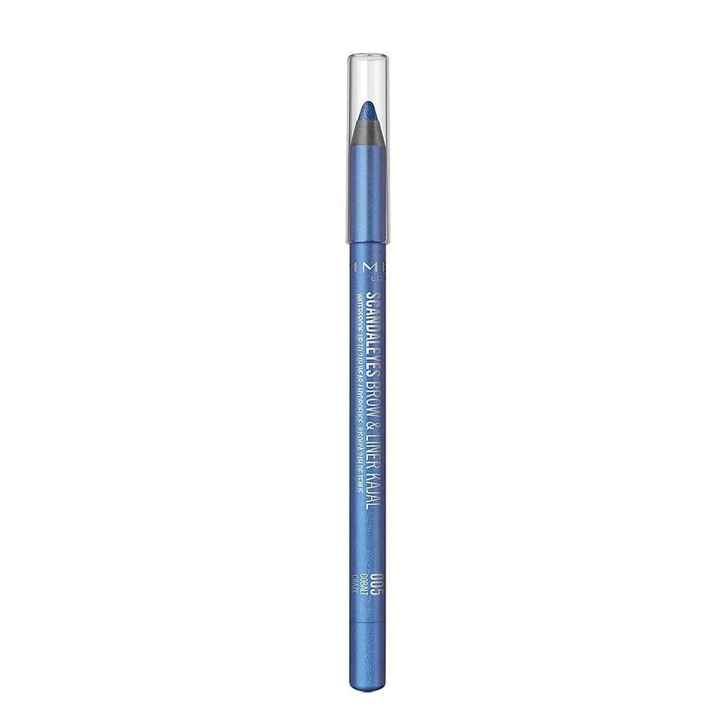 Pack Scandaleyes of Brow Waterproof Kajal, oz 2 Cobalt Rimmel Craze and Liner 0.04