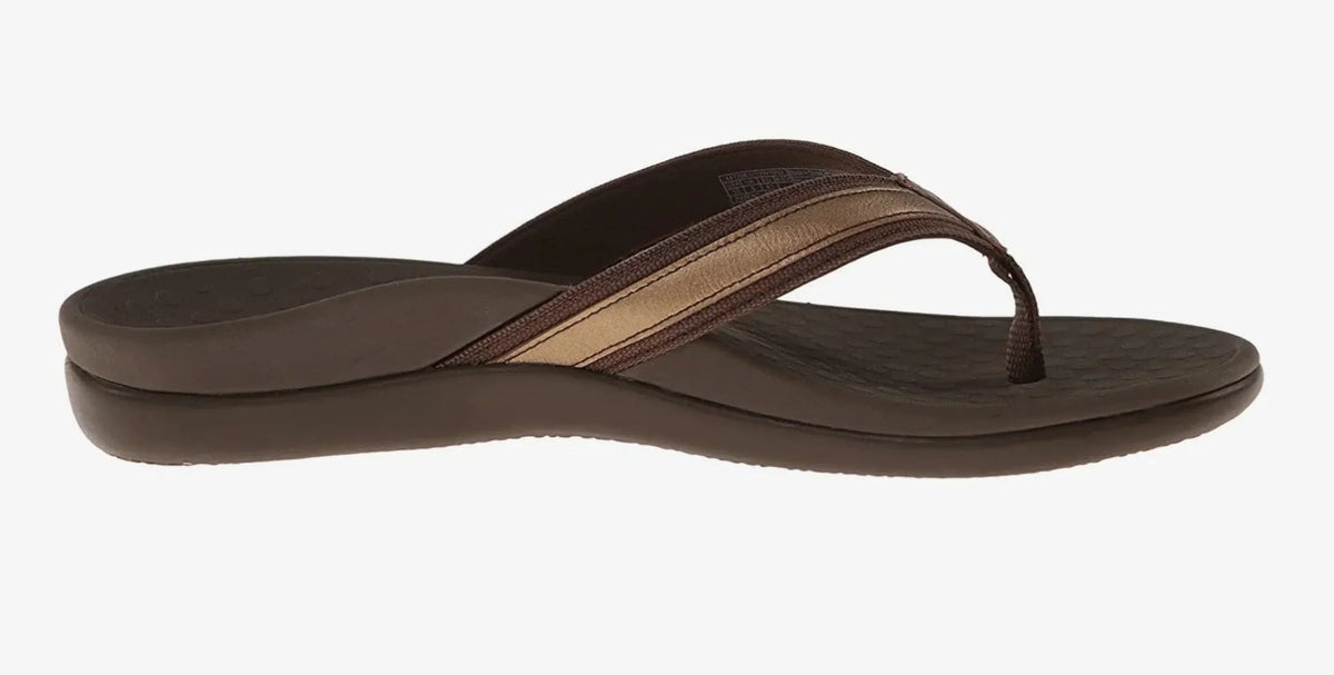 Flip Mettallic Sandals Bronze Vionic Women's Flop TIDE II