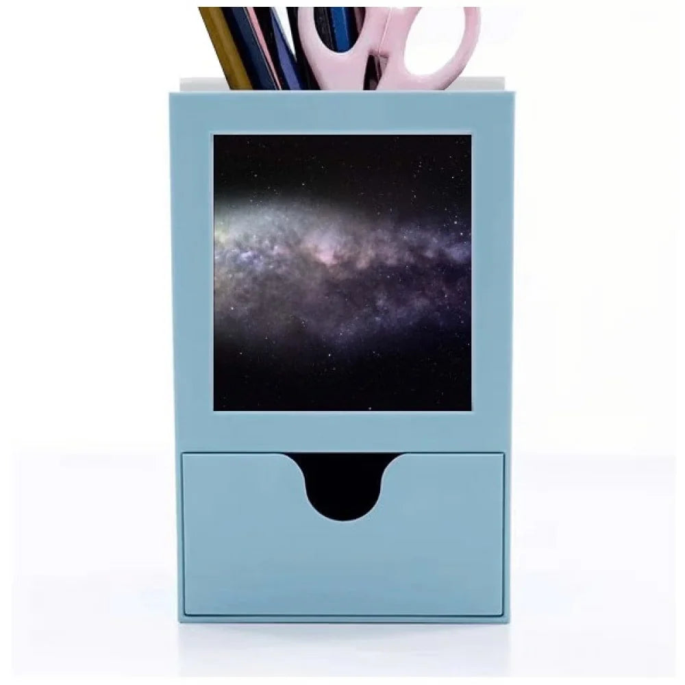 Desk Organizer Pattern Supplies Elliptical Nebula Pen Holder Universe Card Cosc