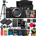 ILCE7C/B Body a7C Bundle Deco Sony Mirrorless with Gear Camera Frame Full Photography Case