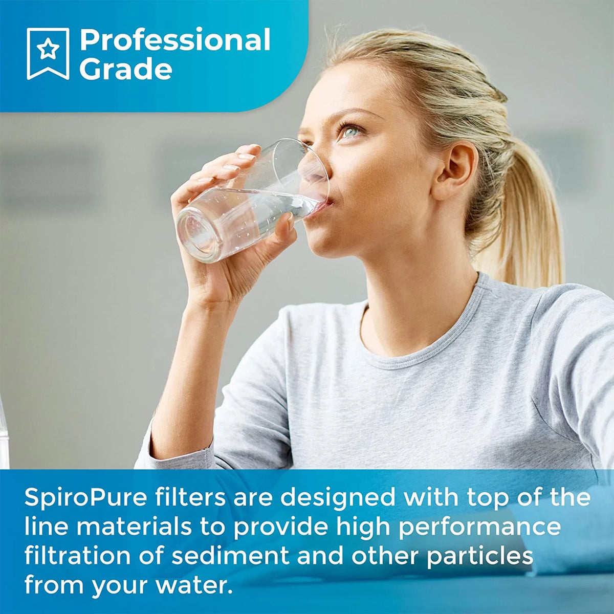 Pack) x 10 Micron (24 SpiroPure 30 2.5" Polyester Pleated Cartridge, Filter