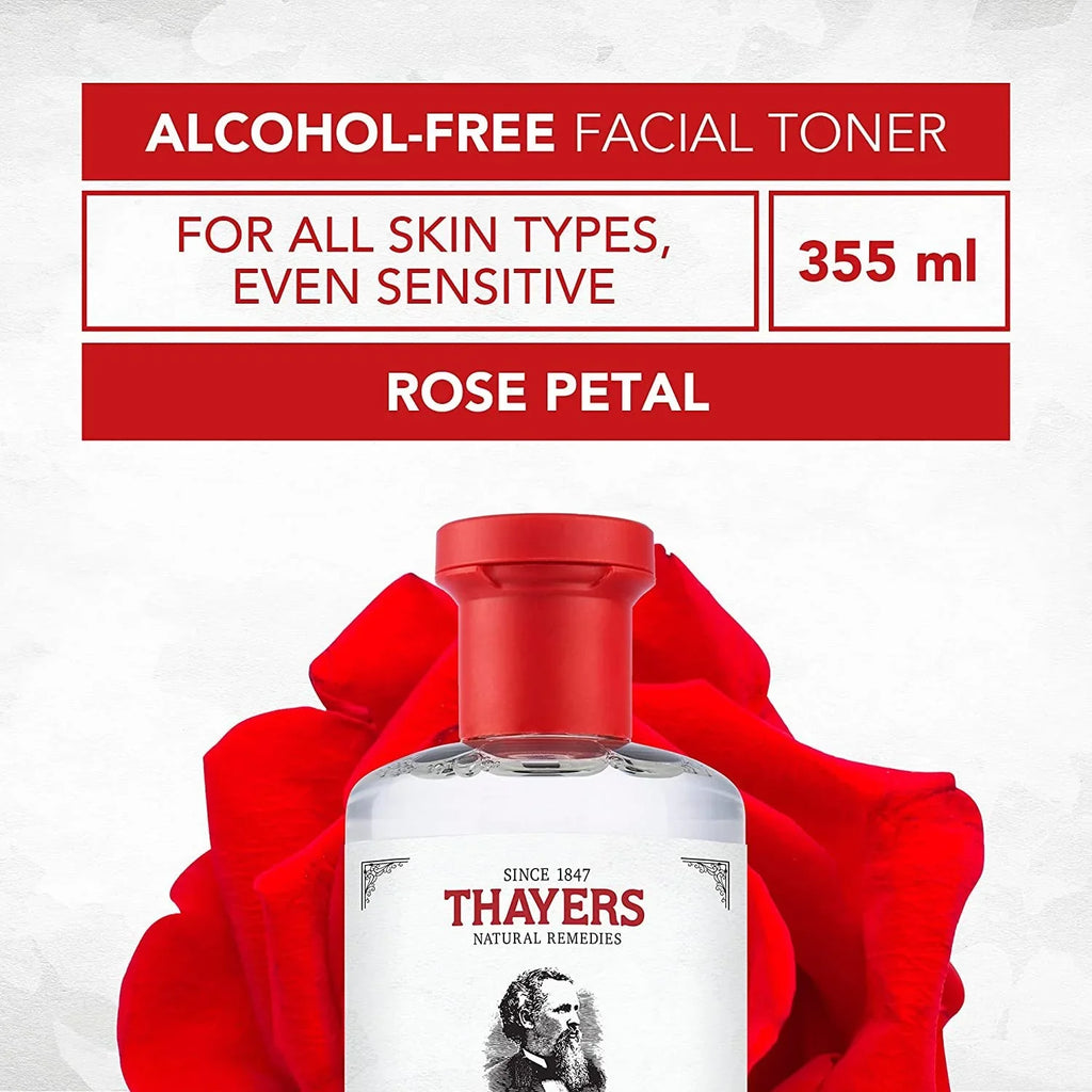 Thayers fl - Toner, Aloe 12 oz Hazel Rose Vera Witch Petal, Pack 3