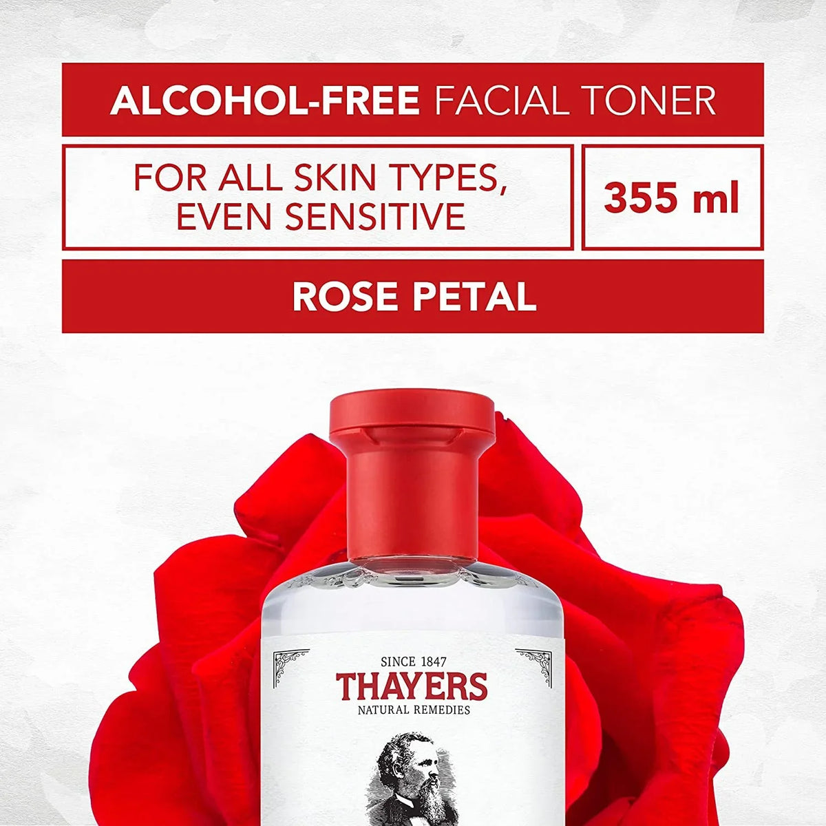 Thayers fl - Toner, Aloe 12 oz Hazel Rose Vera Witch Petal, Pack 3