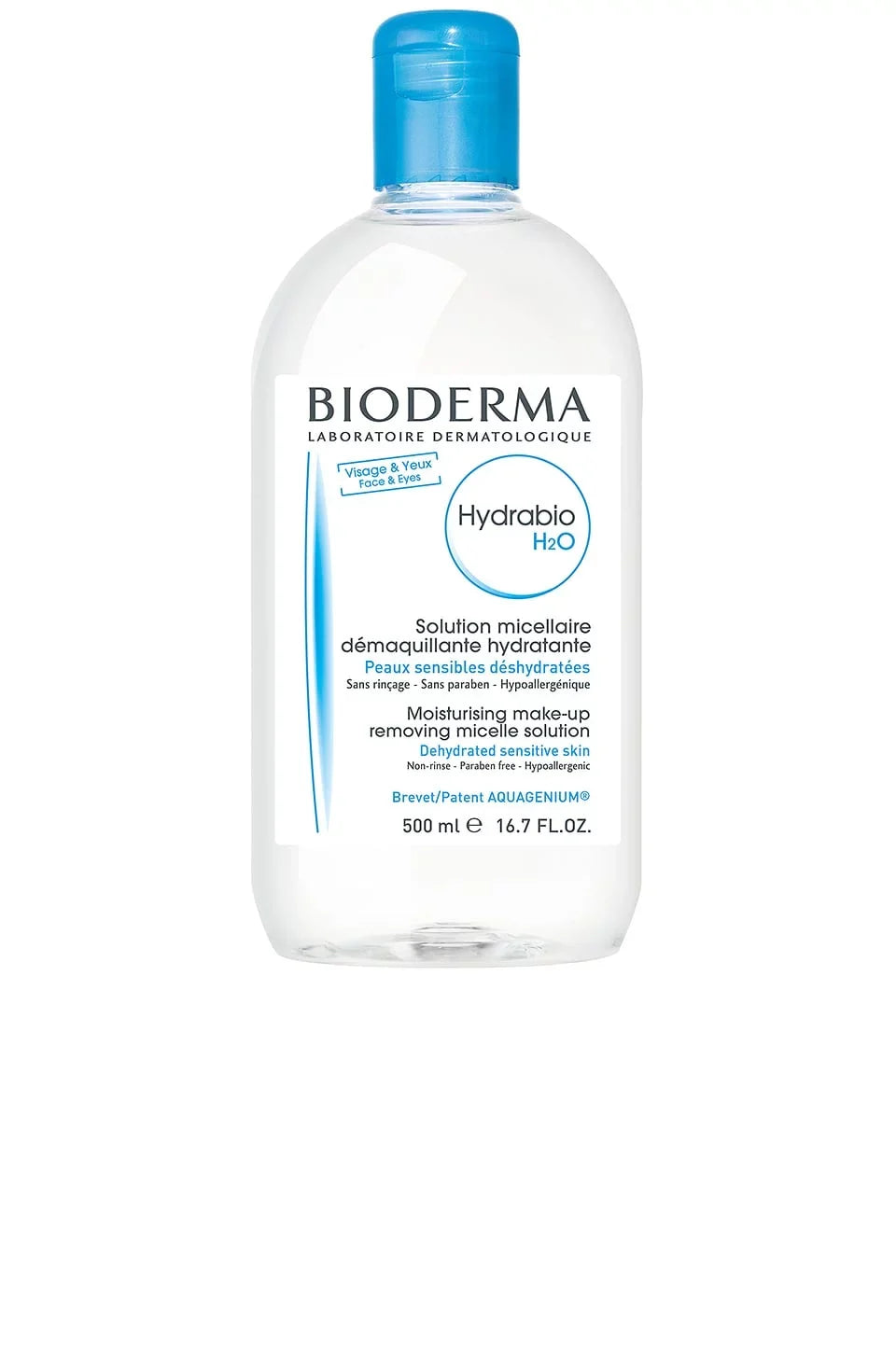 500 Cleanser Hydrabio Remover Bioderma H2o Face Makeup and Ml