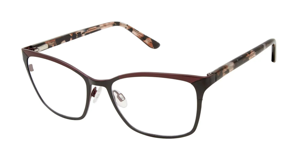 By Stefani 52mm NEW & GX GX072 Gwen GX Burgundy Case with Eyeglasses