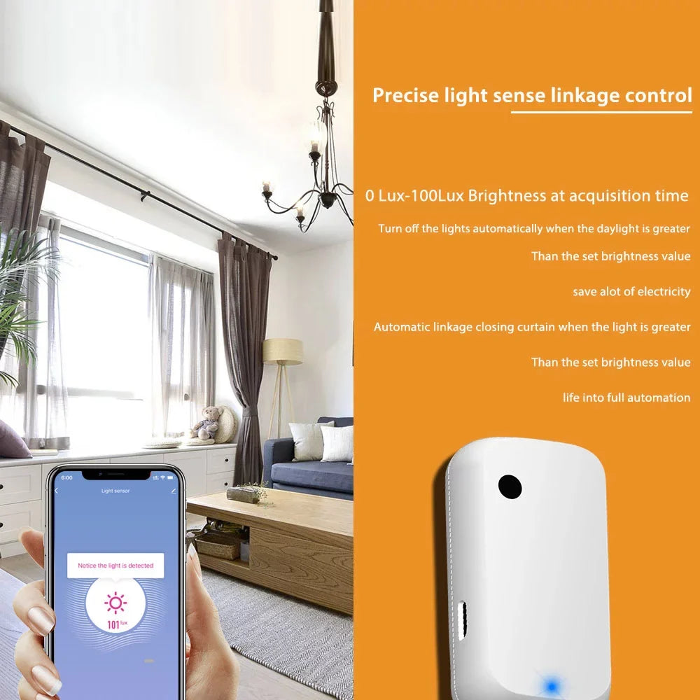 Sensor Brightness Illumination with Compatible Sensor Linkage Andoer Sensor Work with Home Device Control