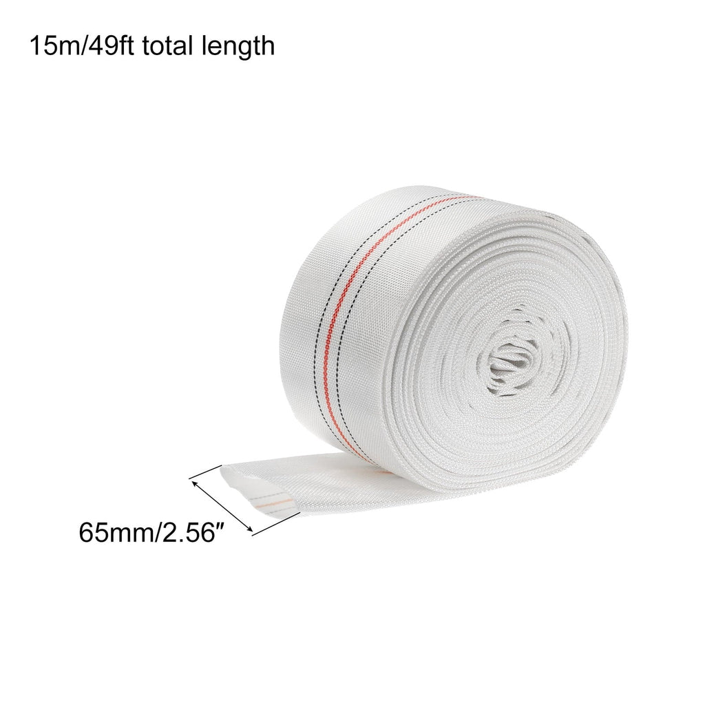 Swimming Hose Flat Lightweight Pool ID Lay 65mm Reinforced for Hose Discharge 49ft Backwash