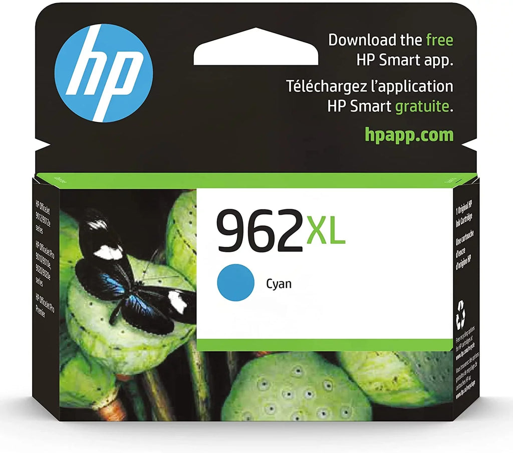 (962XL Original 1 HP Combination 3JA01AN, color 962XL color 3JA02AN) 962 962XL HP each Yellow) Cyan, (3JA00AN, 962XL Magenta,