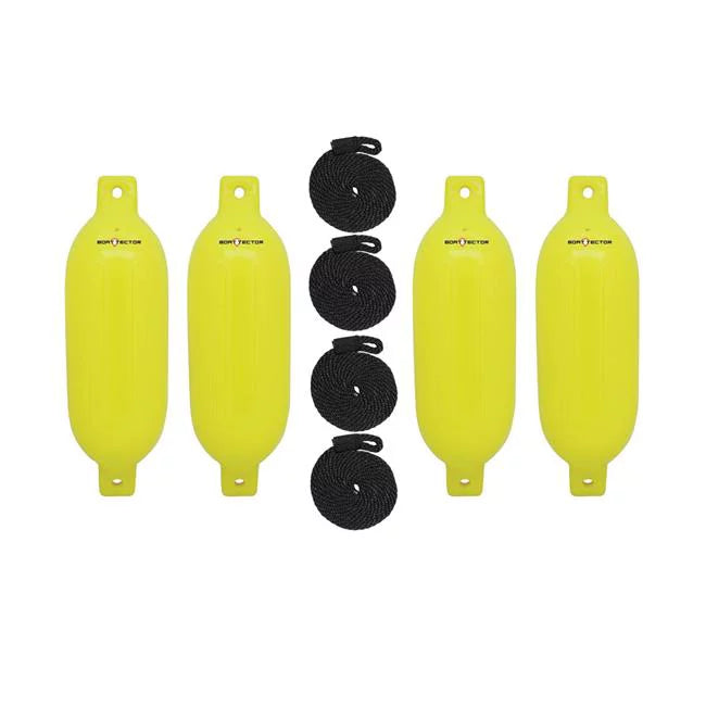 Fender Inflatable x Neon Boattector 4 16 Orange - of in. Pack Value, 4.5