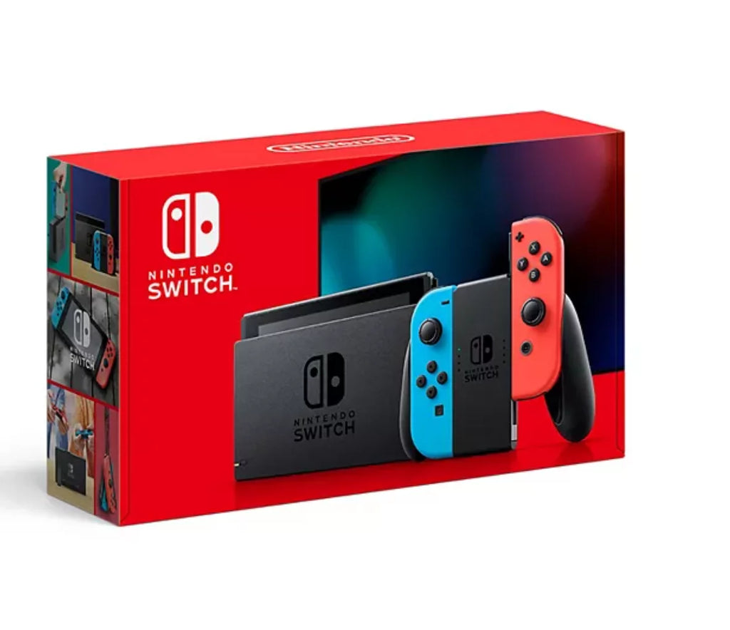 Charger Mario Nintendo & Joy-Con Odyssey Console with Game Switch Gray Dual