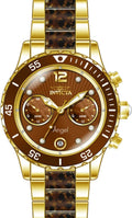 Brown 24706 Angel Case Analog & Invicta Watch Steel Women's Bracelet Quartz