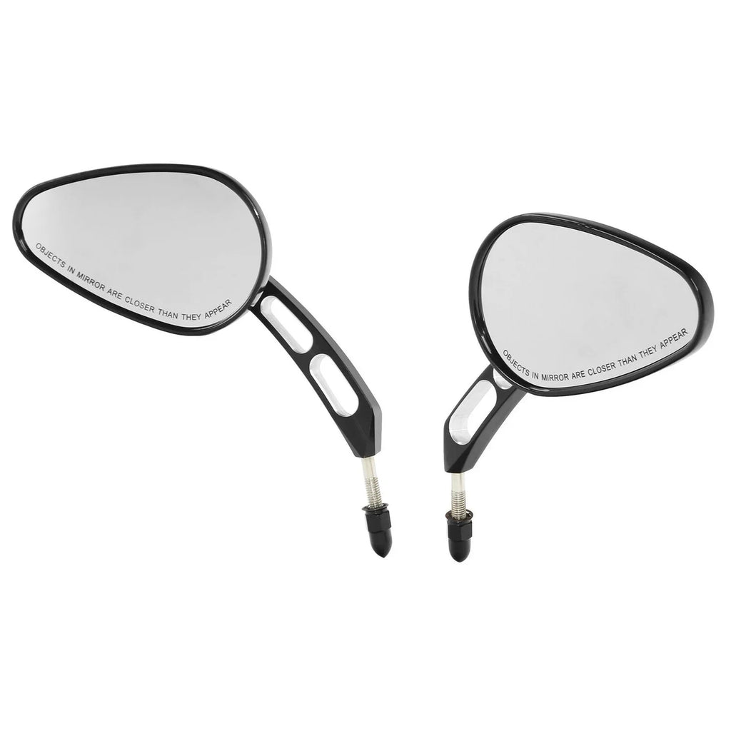 8mm Softail View 2005-2017 Rear Deluxe Mirrors Harley Fits 2016 Fits FLSTN Teledu