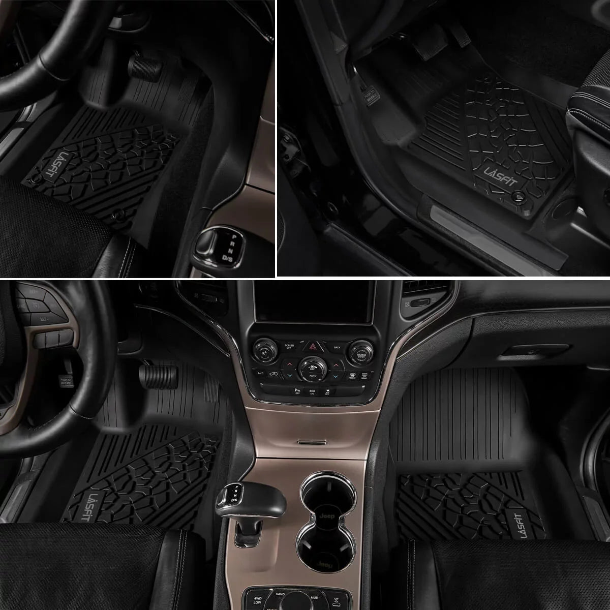 Bench and Only) Jeep (2nd Grand Mats Durango Floor Cherokee(NO Jeep Floor 2nd for TPE Row Row, 1st Dodge Set, Cherokee), Car Liners All Seat LASFIT Weather / 2016-2021