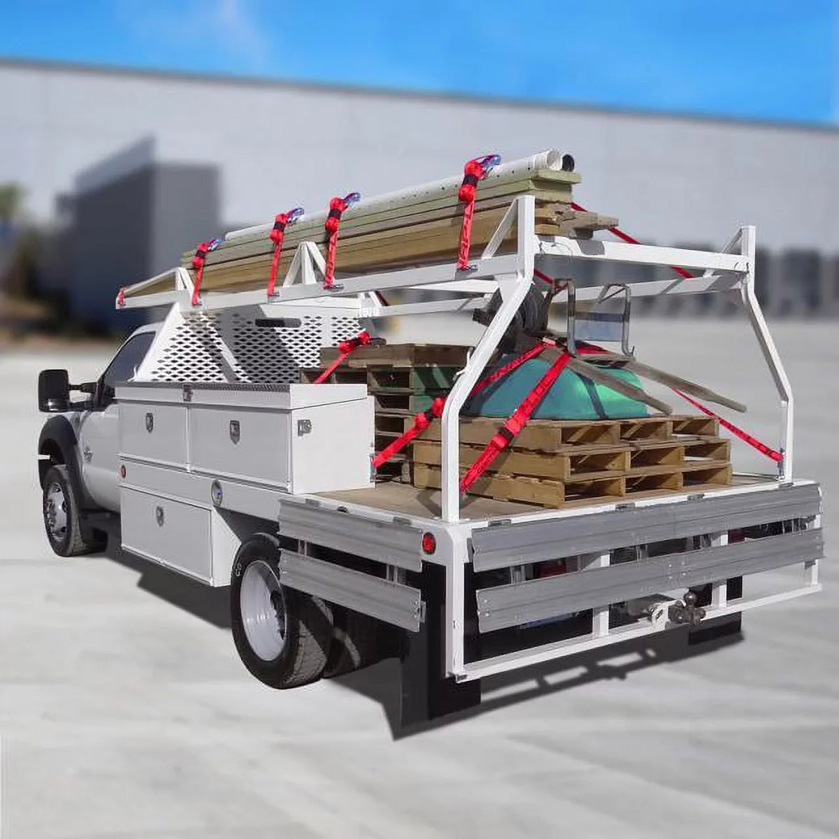 protection), Tie-Down Trailers 6-Pack Strap SNAP-LOC Unfinished Logistic rust Single for Pickups, E-Track (zinc Trucks, Weld-On Contoured Anchor