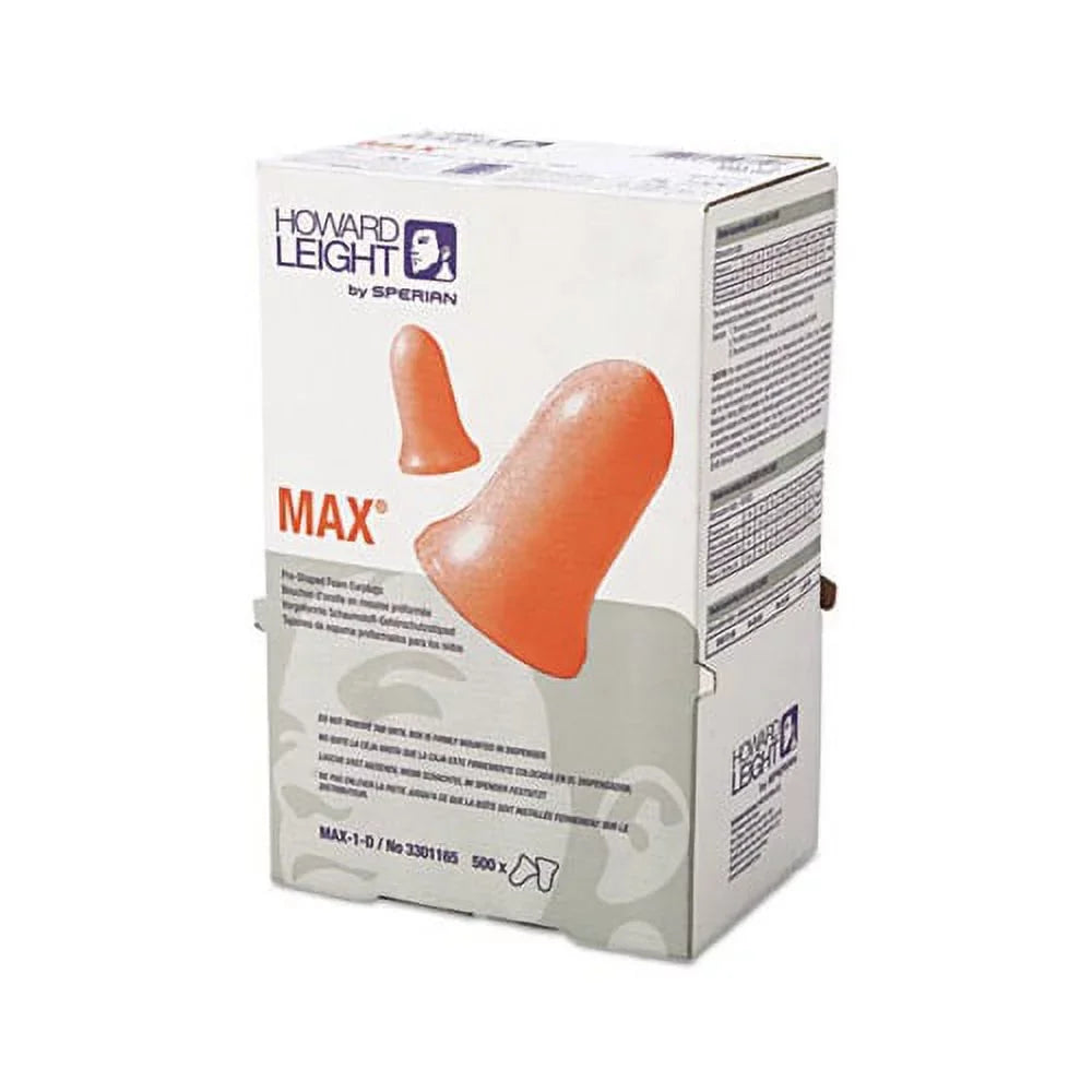 Coral, Earplugs Single-Use 33NRR, Cordless, D Refill 500 LS MAX-1