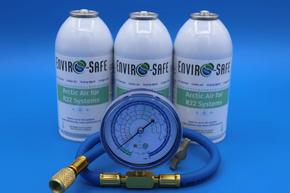 R22 for R22a, systems, gauge, Arctic cans a and R-22a Air 3 Envirosafe