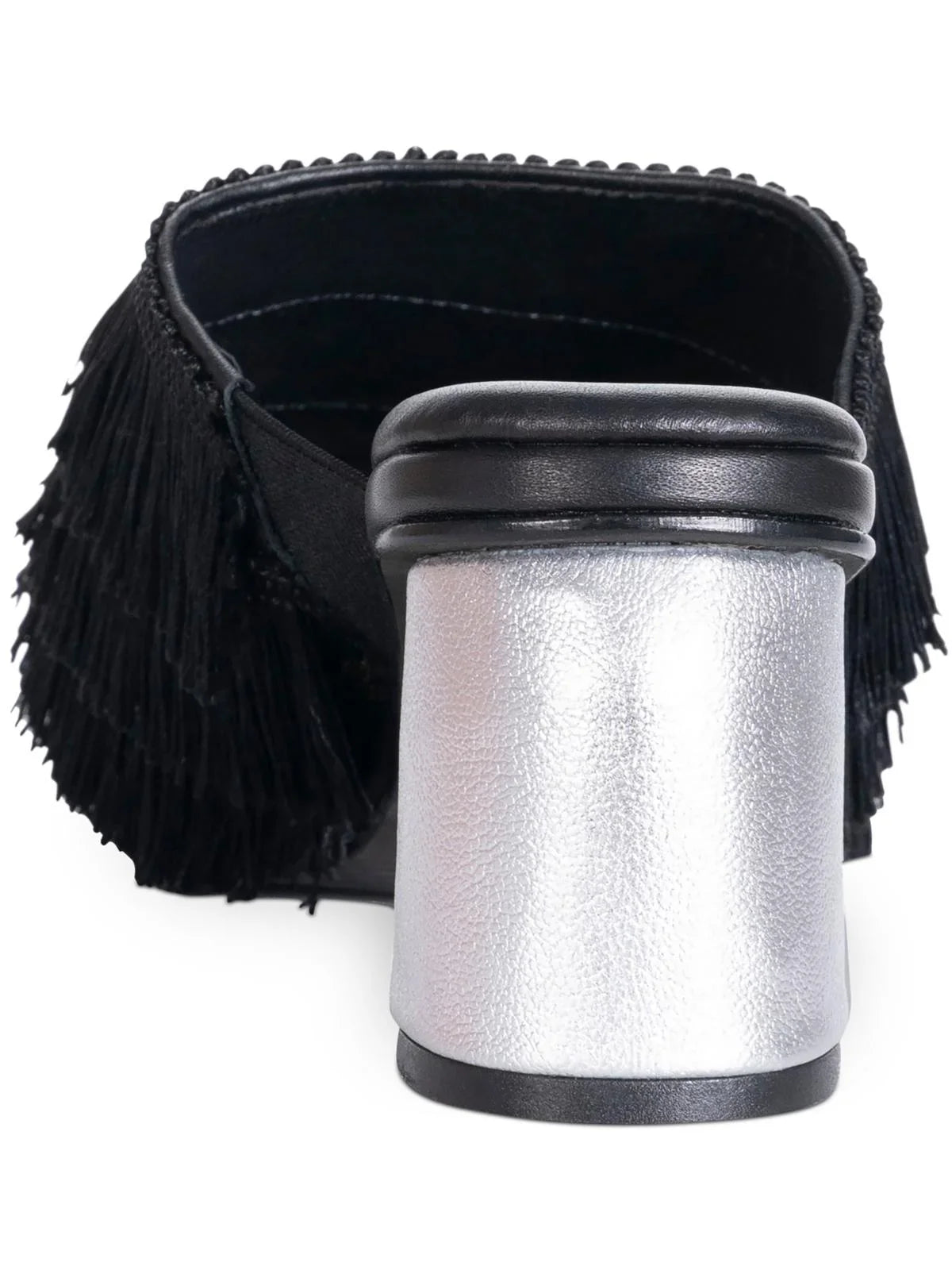 Cha Leather Womens Heel Cobos Cha Silvia Fringe Block